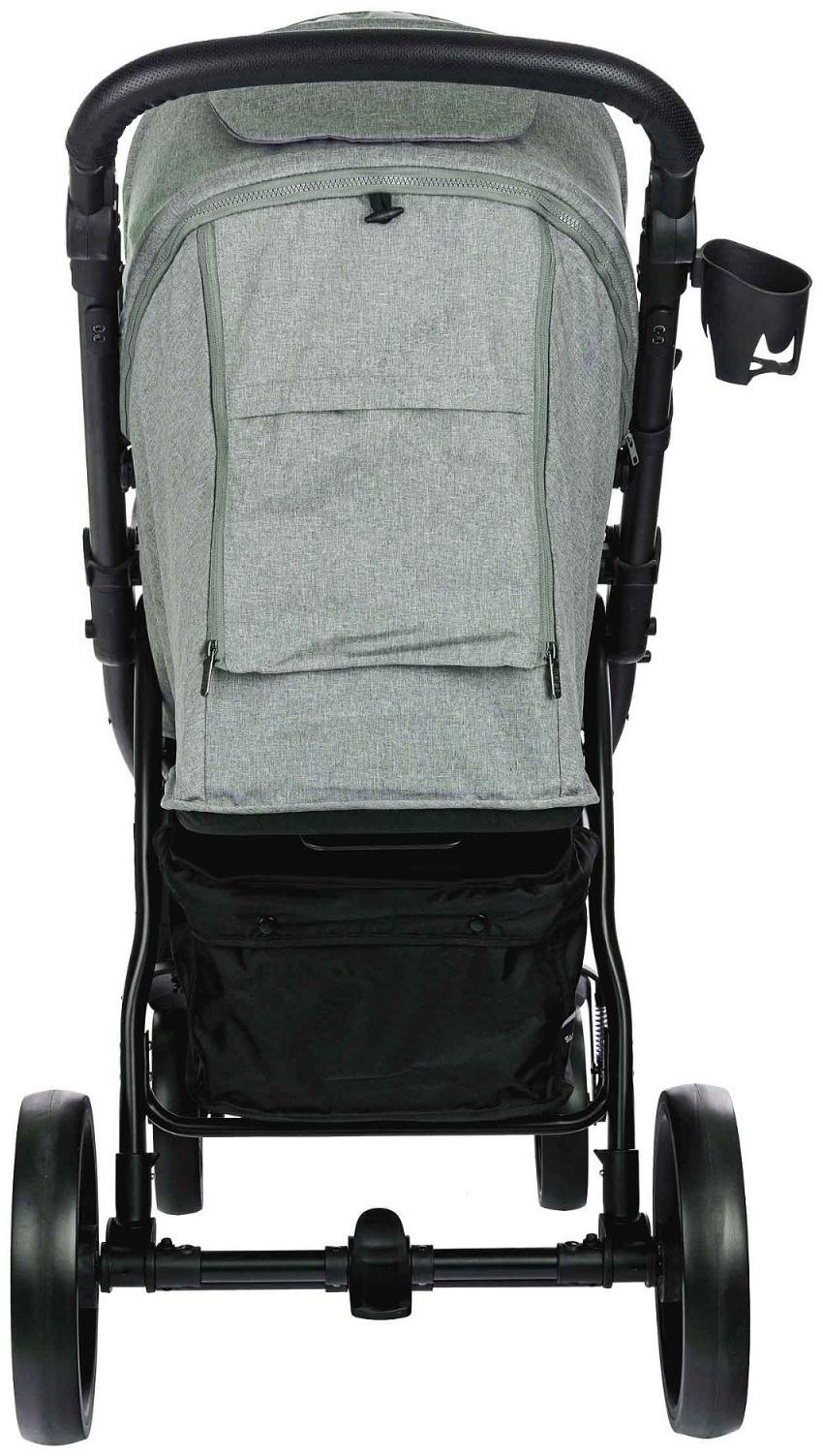 Коляска прогул. MAXIMA (2кол.(20см)2кол.(30см), съемн.бамп.) (INDIGO), зеленый