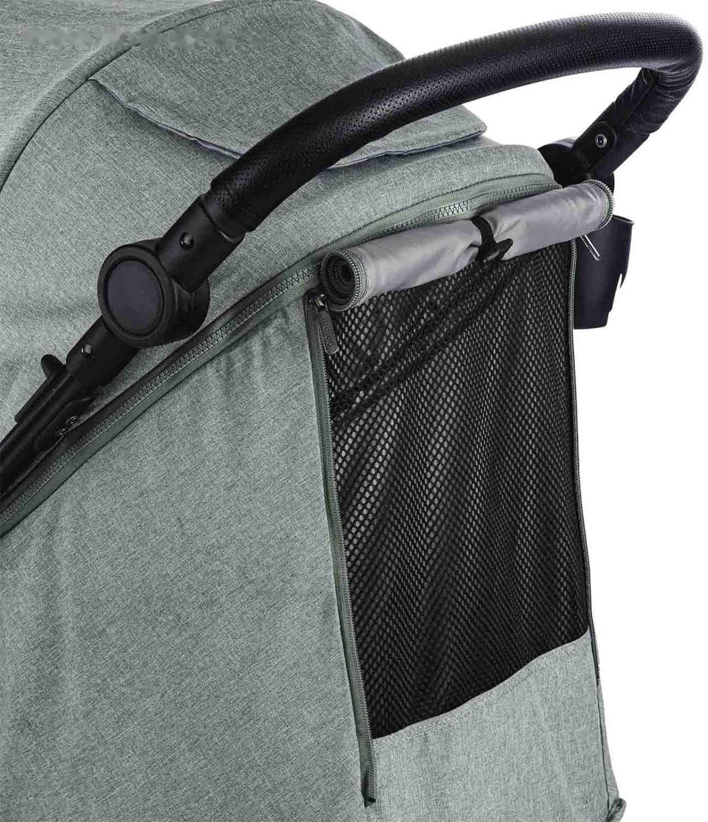 Коляска прогул. MAXIMA (2кол.(20см)2кол.(30см), съемн.бамп.) (INDIGO), зеленый