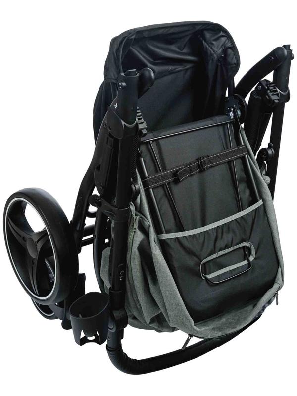 Коляска прогул. MAXIMA (2кол.(20см)2кол.(30см), съемн.бамп.) (INDIGO), зеленый