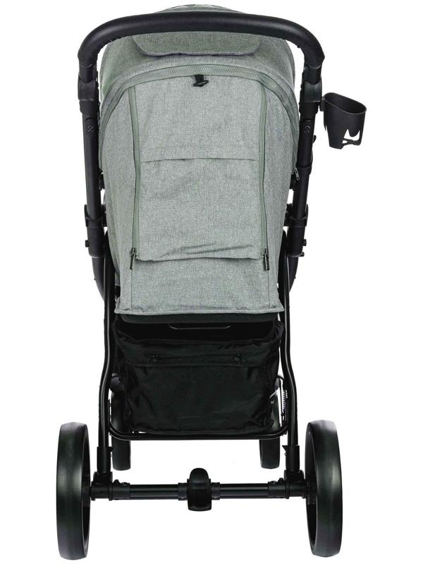 Коляска прогул. MAXIMA (2кол.(20см)2кол.(30см), съемн.бамп.) (INDIGO), зеленый
