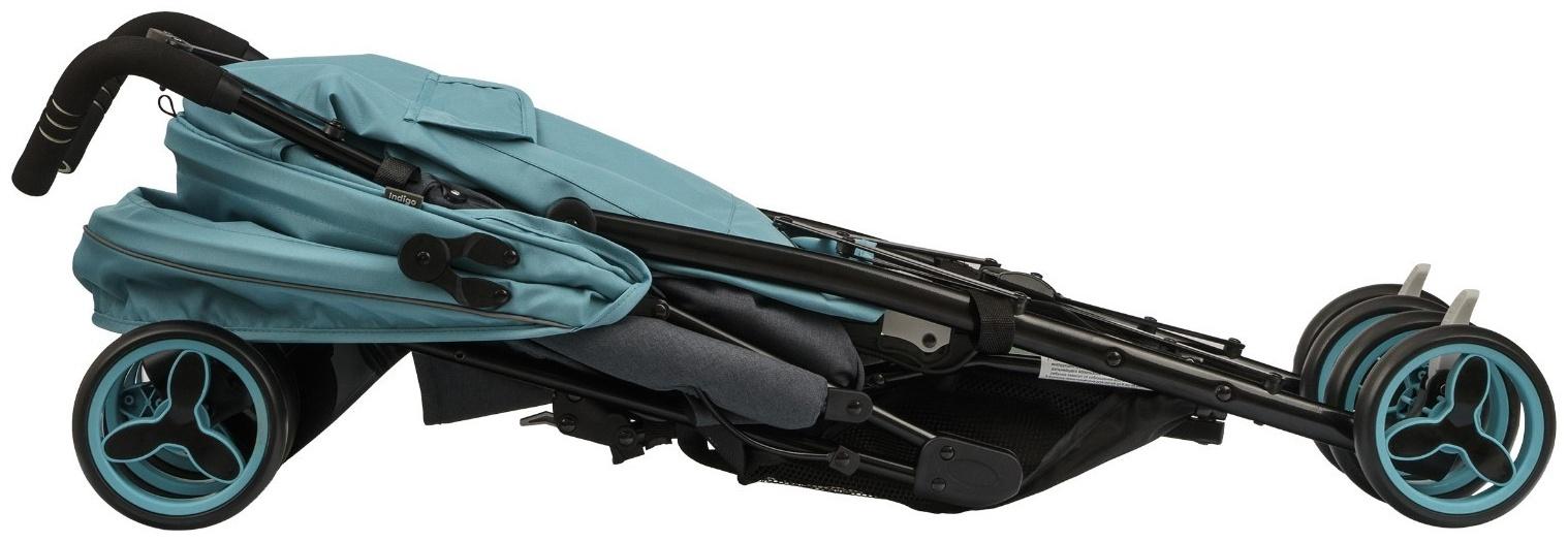 Коляска-трость Indigo PUNTO, голубой