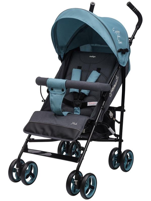 Коляска-трость Indigo PUNTO, голубой