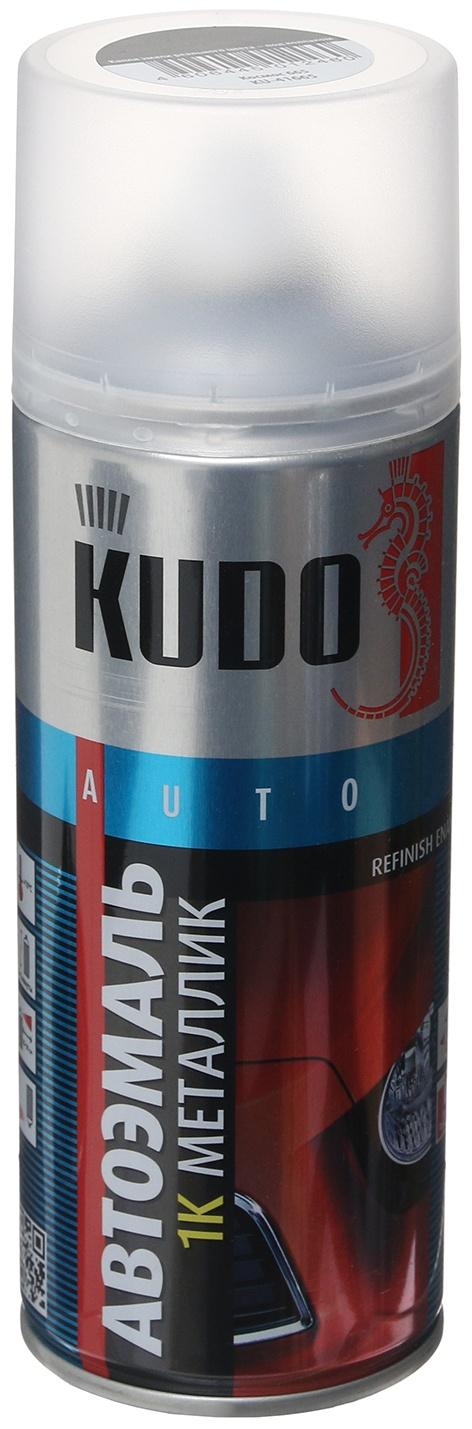 Эмаль 1К KUDO автомобильная ремонтная металлизированная 