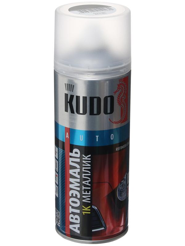 Эмаль 1К KUDO автомобильная ремонтная металлизированная 