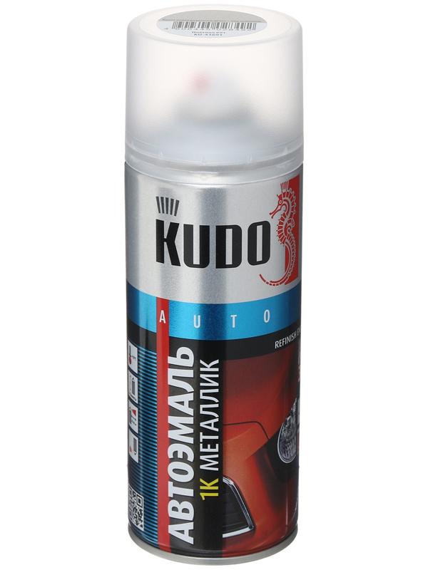Эмаль 1К KUDO автомобильная ремонтная металлизированная 