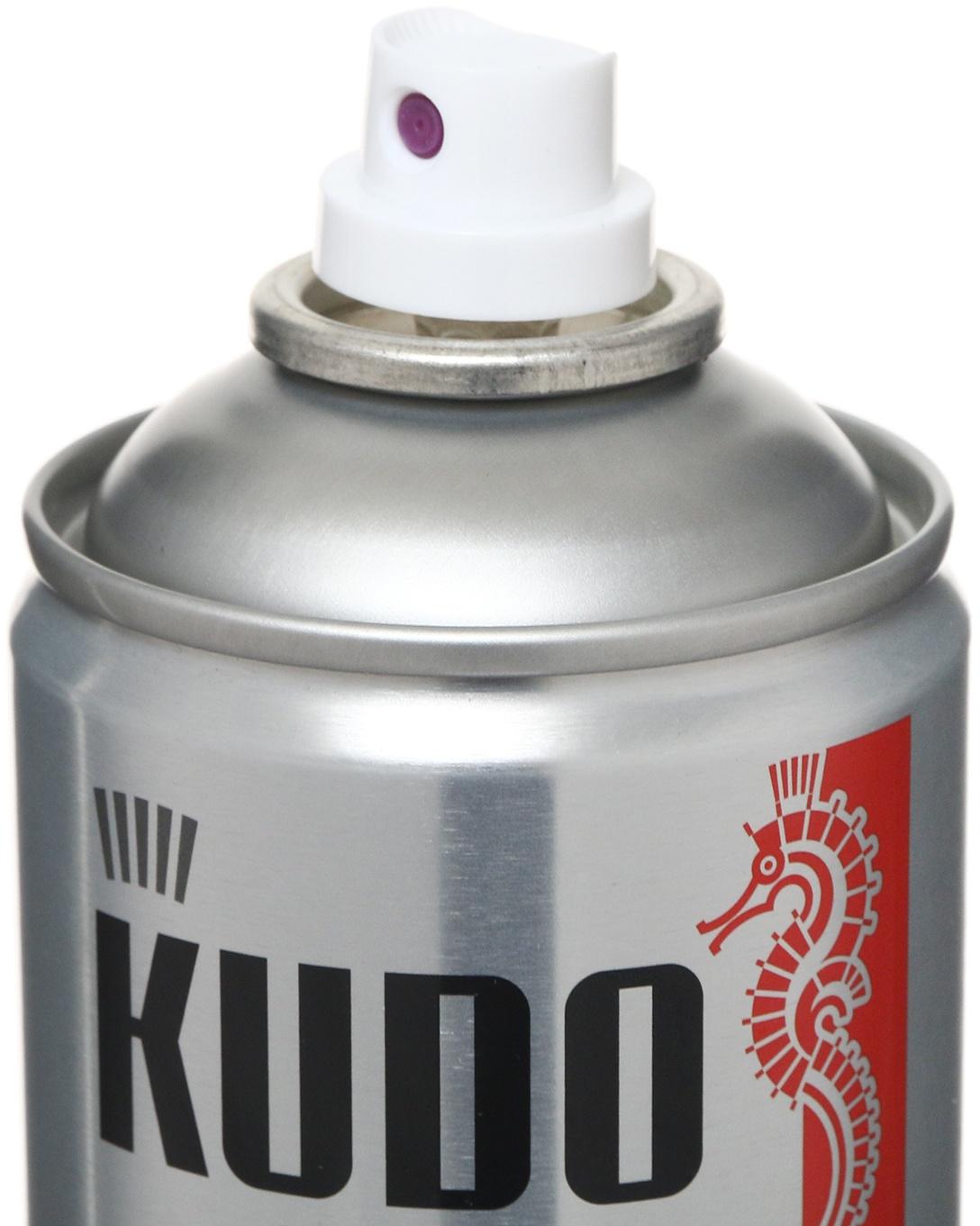 Эмаль KUDO термостойкая золотая, 520 мл KU-5007