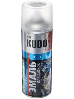 Эмаль для дисков KUDO алюминий, 520 мл, аэрозоль KU-5201