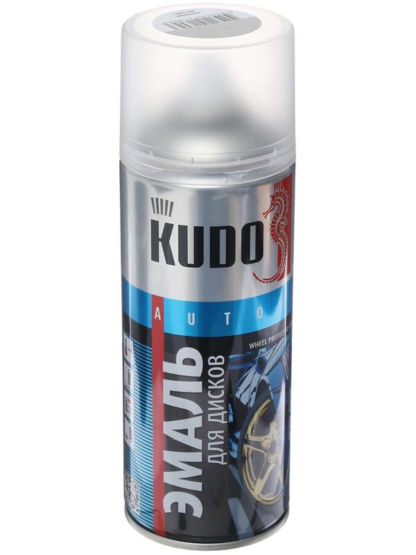 Эмаль для дисков KUDO алюминий, 520 мл, аэрозоль KU-5201