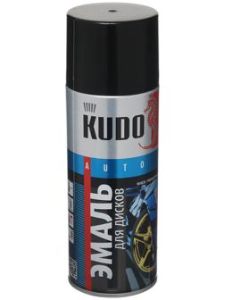 Эмаль для дисков KUDO черная, 520 мл, аэрозоль KU-5203