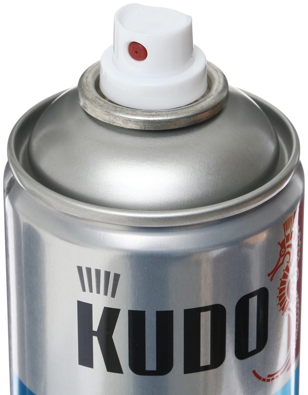 Эмаль для дисков KUDO черная матовая, 520 мл, аэрозоль KU-5206