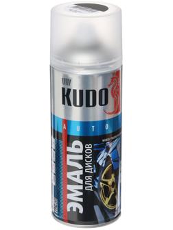 Эмаль для дисков KUDO черная матовая, 520 мл, аэрозоль KU-5206