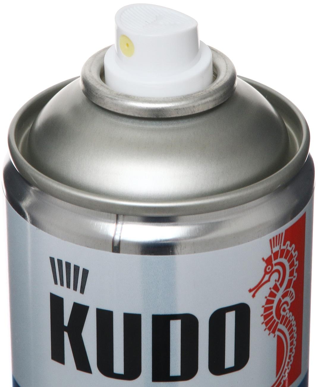 Антигравий KUDO с эффектом шагрени, черный, 520 мл, аэрозоль KU-5225