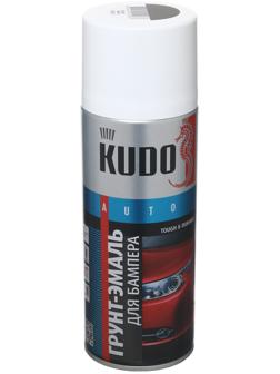 Грунт-эмаль для бампера KUDO, RAL9005, черный, 520 мл, аэрозоль KU-6202