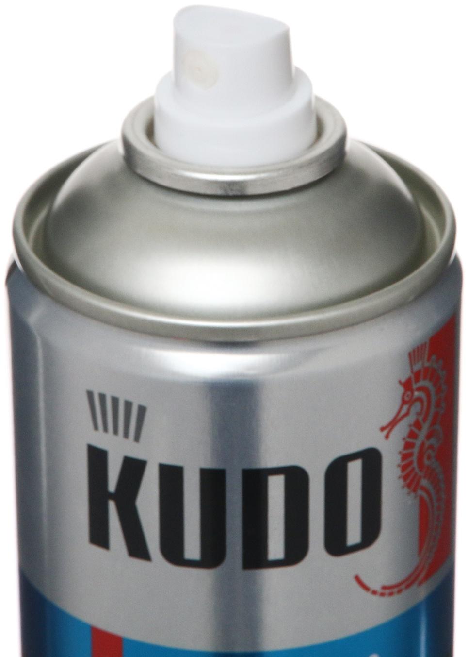 Лак для тонировки фар Kudo красный, акриловый, аэрозоль, 520 мл KU-9022