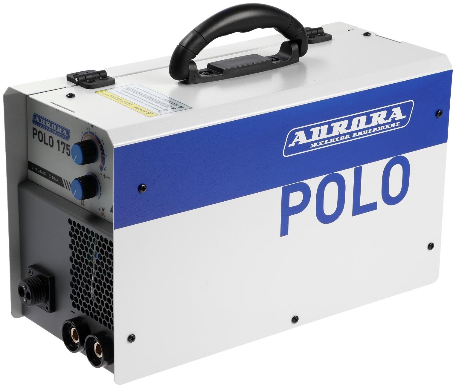 Сварочный полуавтомат Aurora POLO 175 SYNERGIC, 6 кВт, 40-160 А, d=1.6-4 мм/0.8-1 мм