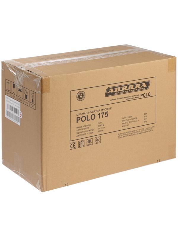 Сварочный полуавтомат Aurora POLO 175 SYNERGIC, 6 кВт, 40-160 А, d=1.6-4 мм/0.8-1 мм