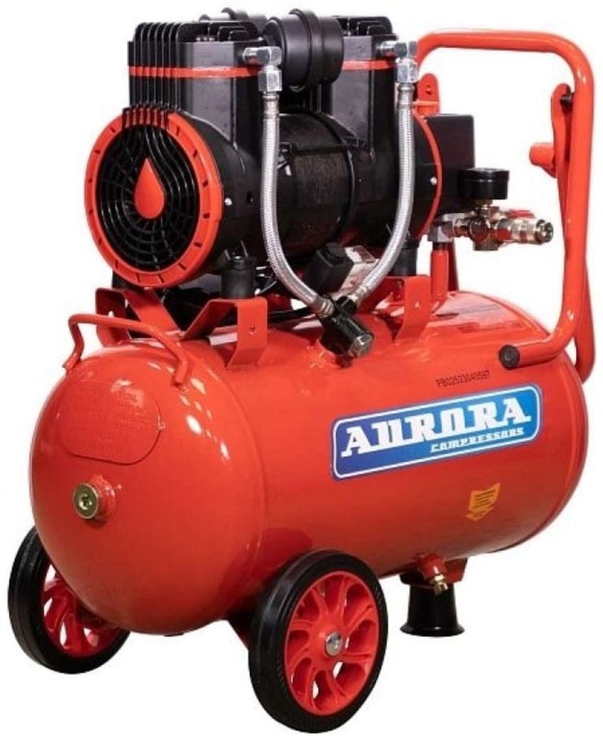 Компрессор воздушный Aurora PASSAT-25 BLACK, безмасляный, 1.45 кВт, 24 л, 8 атм, 249 л/мин