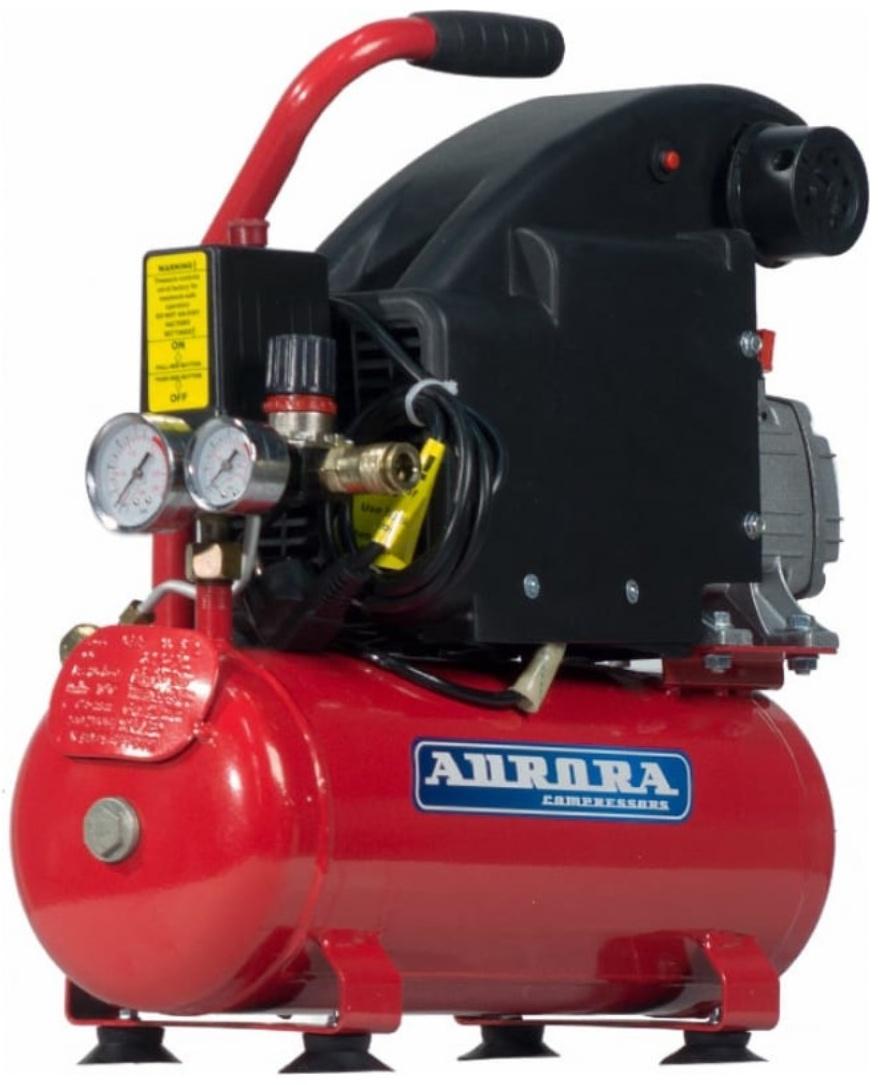 Компрессор воздушный Aurora BREEZE-8, коаксиальный, масляный, 1.1 кВт, 8 л, 155 л/мин