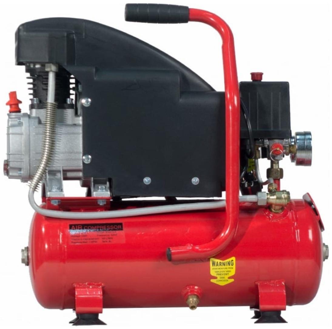 Компрессор воздушный Aurora BREEZE-8, коаксиальный, масляный, 1.1 кВт, 8 л, 155 л/мин