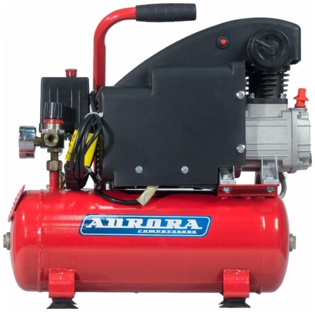 Компрессор воздушный Aurora BREEZE-8, коаксиальный, масляный, 1.1 кВт, 8 л, 155 л/мин