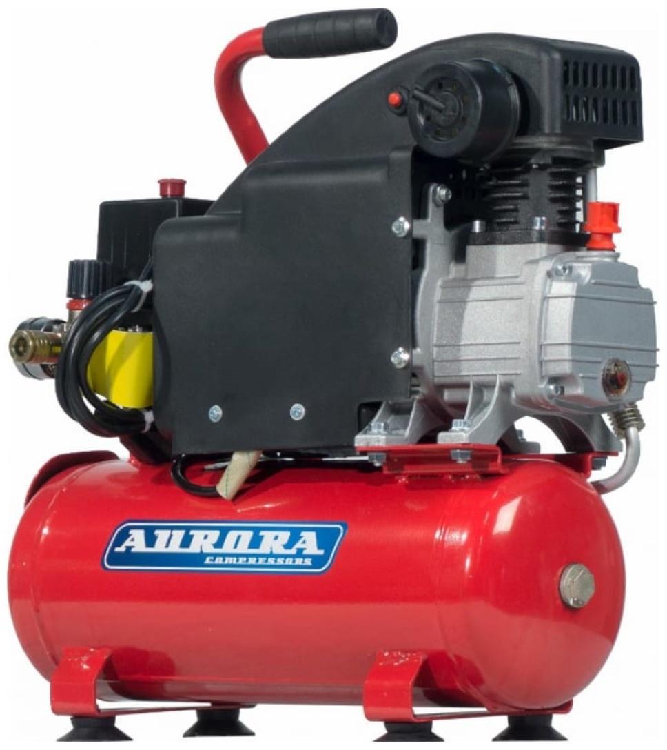 Компрессор воздушный Aurora BREEZE-8, коаксиальный, масляный, 1.1 кВт, 8 л, 155 л/мин
