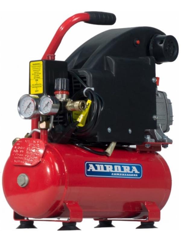 Компрессор воздушный Aurora BREEZE-8, коаксиальный, масляный, 1.1 кВт, 8 л, 155 л/мин