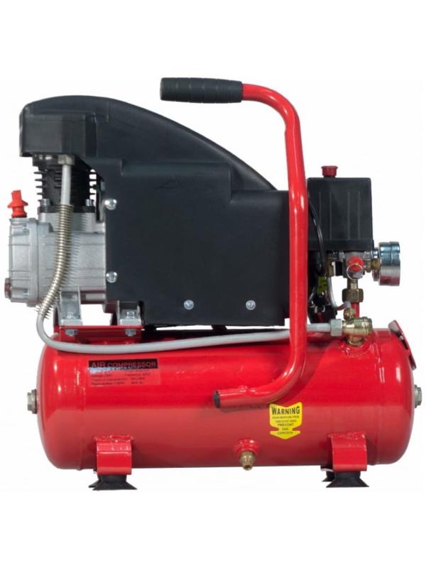 Компрессор воздушный Aurora BREEZE-8, коаксиальный, масляный, 1.1 кВт, 8 л, 155 л/мин