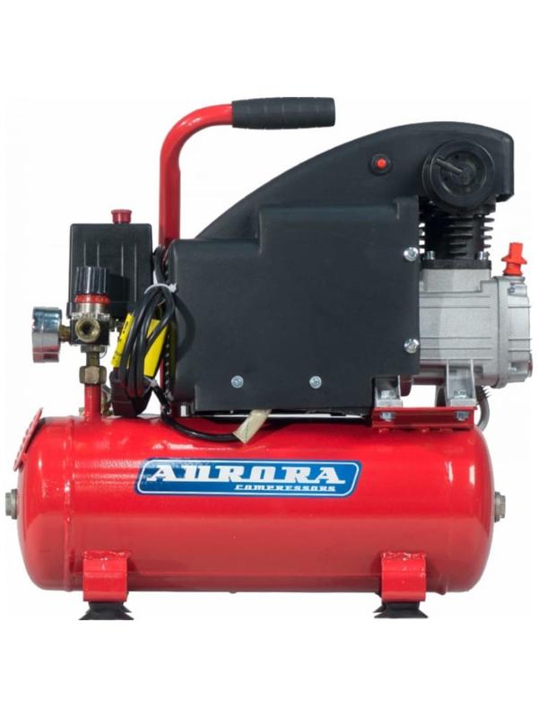 Компрессор воздушный Aurora BREEZE-8, коаксиальный, масляный, 1.1 кВт, 8 л, 155 л/мин