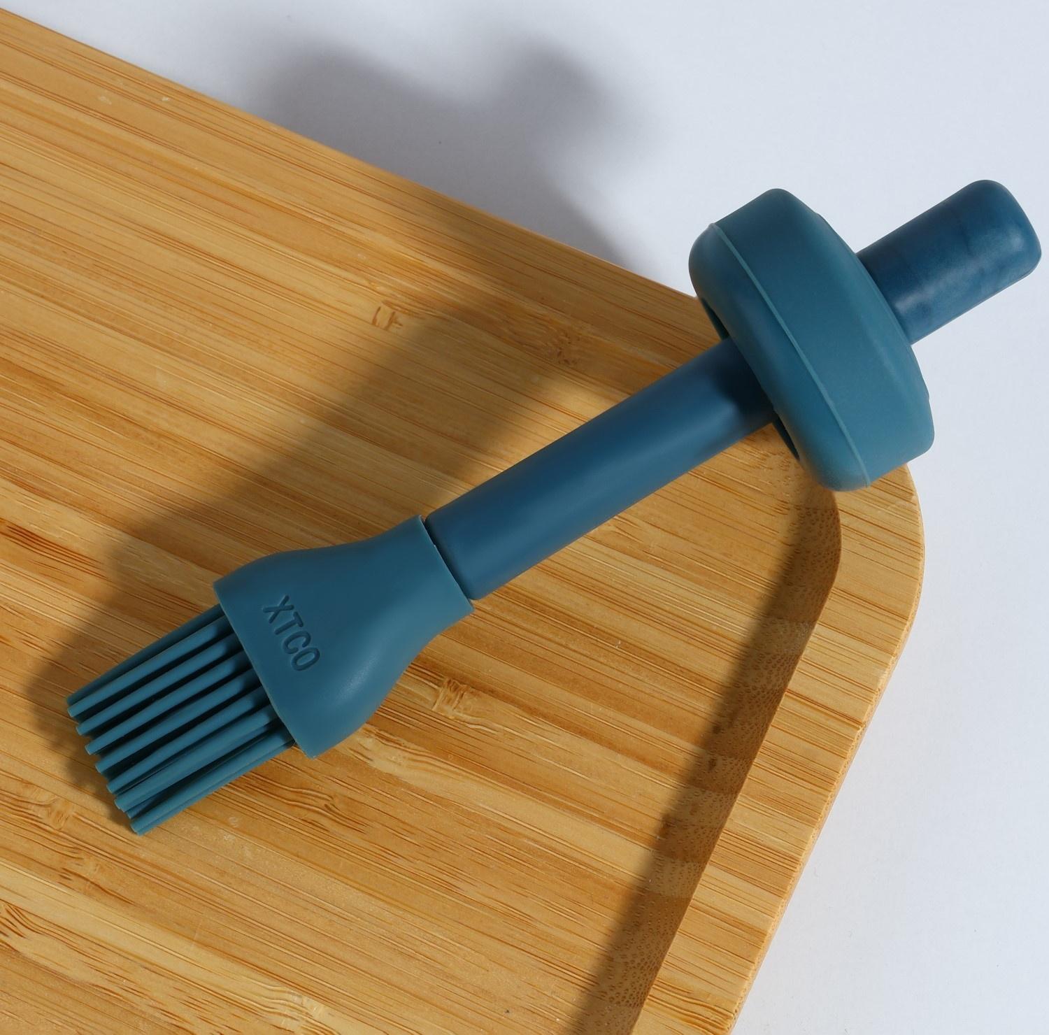 Ёмкость для масла с кисточкой «Оливки», 230 мл