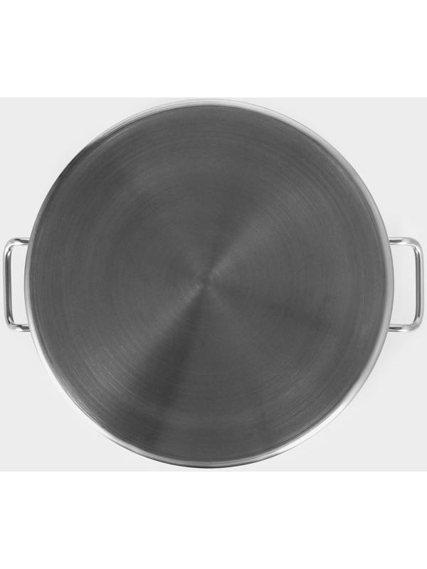 Кастрюля из нержавеющей стали Hanna Knovell с крышкой, 19 л,d=32 см, h=22 см, толщина стенки 0,8 мм, индукция