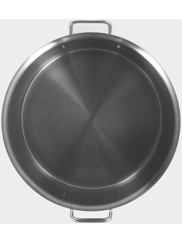 Кастрюля из нержавеющей стали Hanna Knovell с крышкой, 47 л, d=45 см, h=28 см, толщина стенки 1 мм, индукция