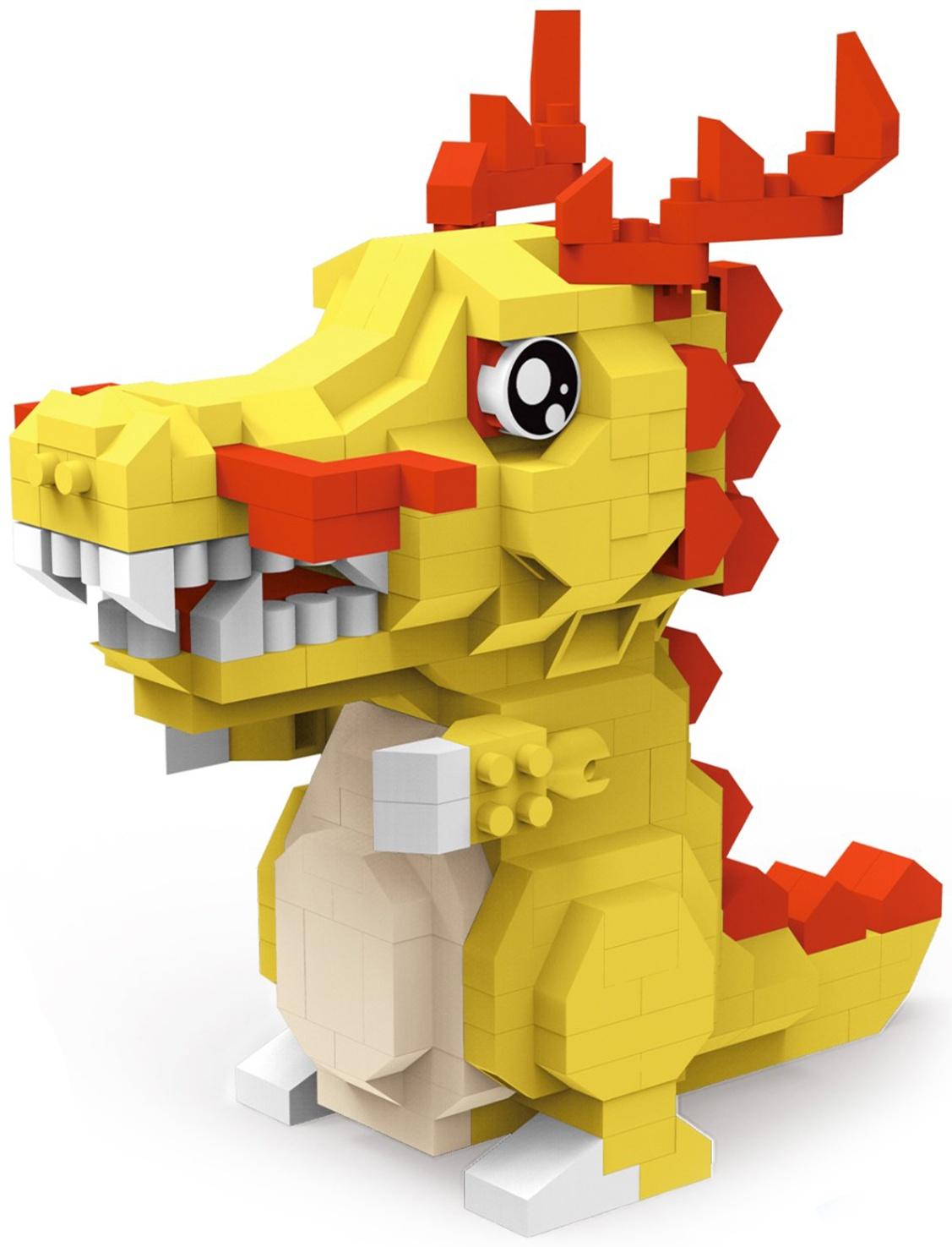 Конструктор DinoМир, 340 деталей, цвет МИКС, в пакете