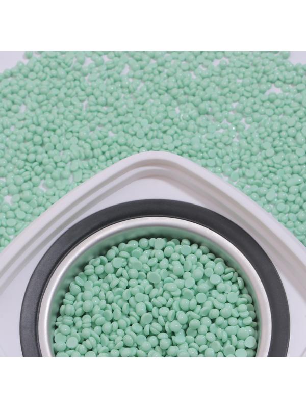 Воск для депиляции, в гранулах, 100 гр, цвет зелёный