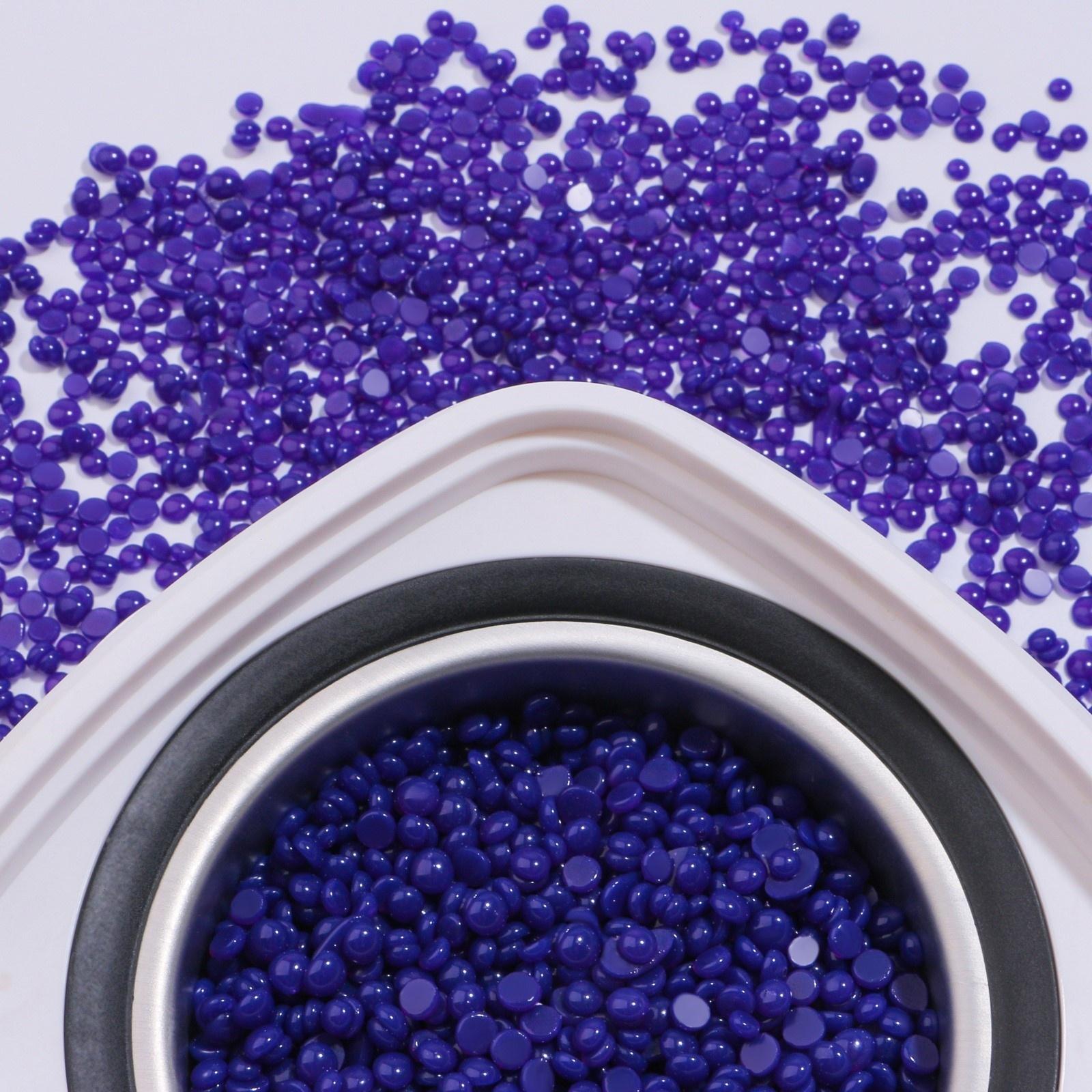 Воск для депиляции, в гранулах, 300 гр, цвет индиго