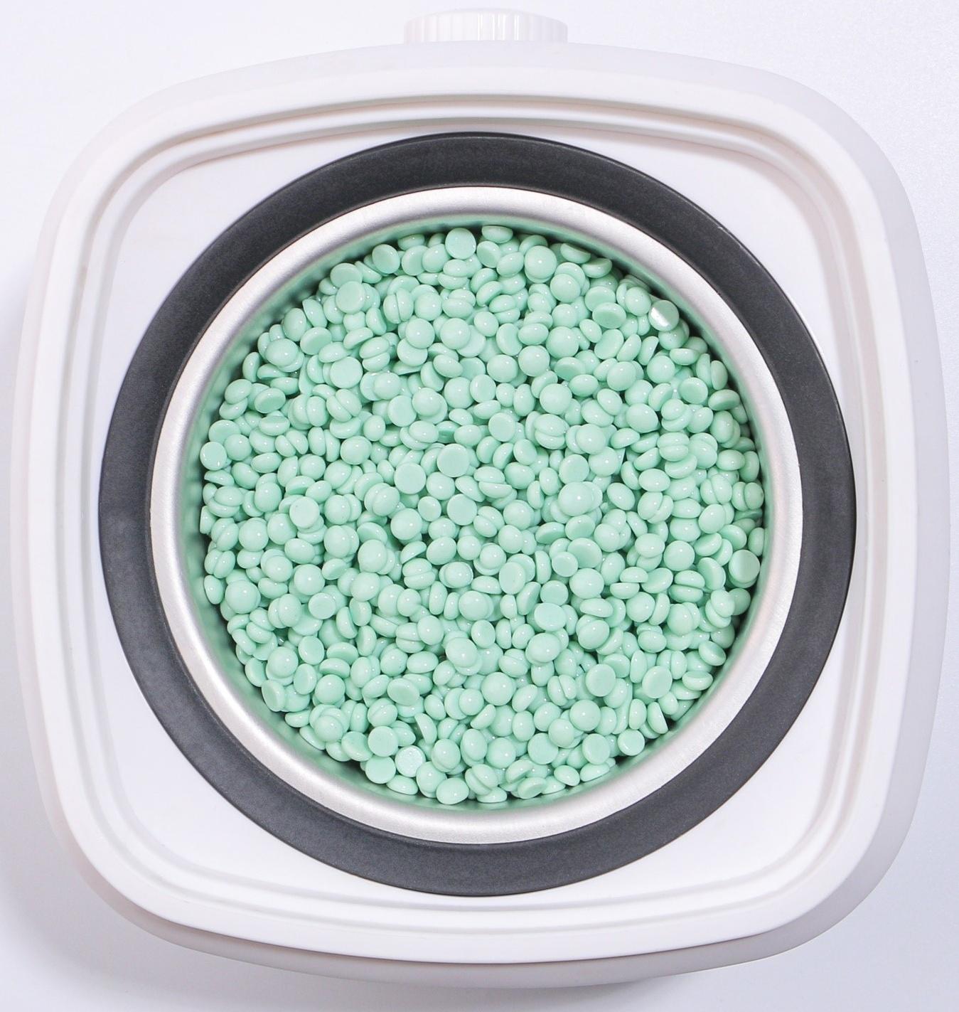 Воск для депиляции, в гранулах, 500 гр, цвет зелёный