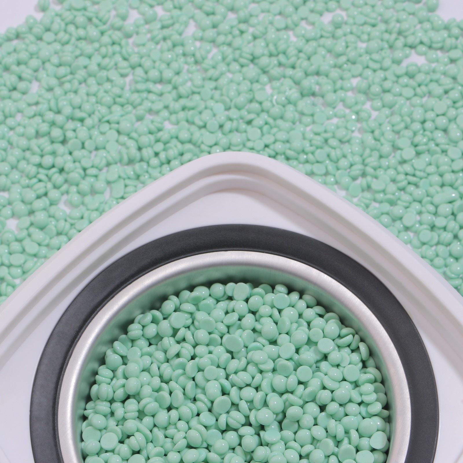 Воск для депиляции, в гранулах, 500 гр, цвет зелёный