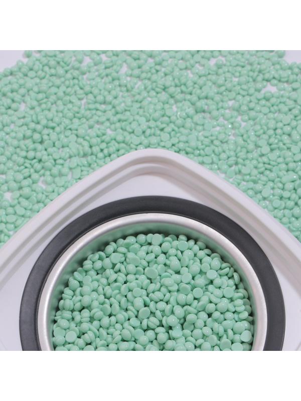 Воск для депиляции, в гранулах, 500 гр, цвет зелёный