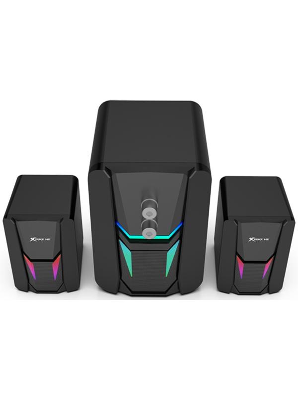 Компьютерные колонки Xtrike Me SK-612, 2х3 Вт + 5 Вт, USB, подсветка, чёрные