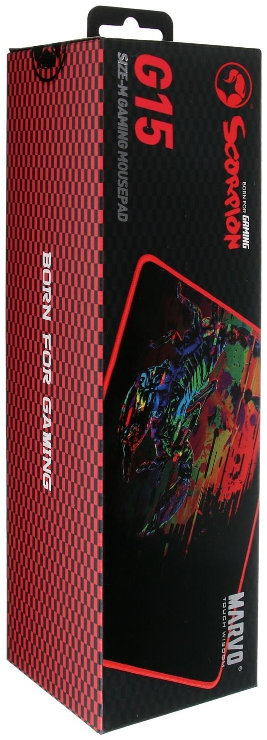 Коврик Marvo G15, игровой, 352x252x3 мм, чёрный