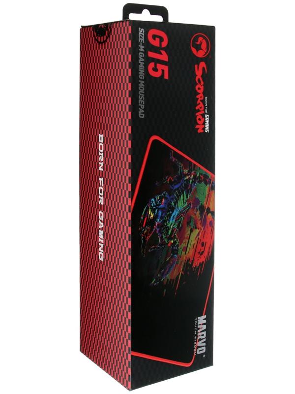 Коврик Marvo G15, игровой, 352x252x3 мм, чёрный