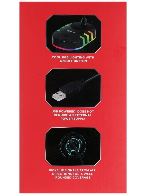 Микрофон XTrike Me XMC-02, на подставке, USB, 1.5 м, чёрный