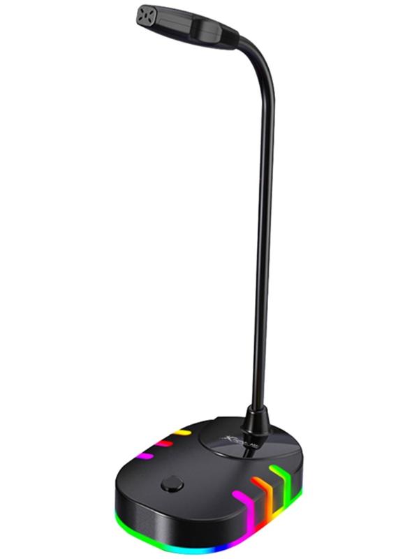 Микрофон XTrike Me XMC-02, на подставке, USB, 1.5 м, чёрный