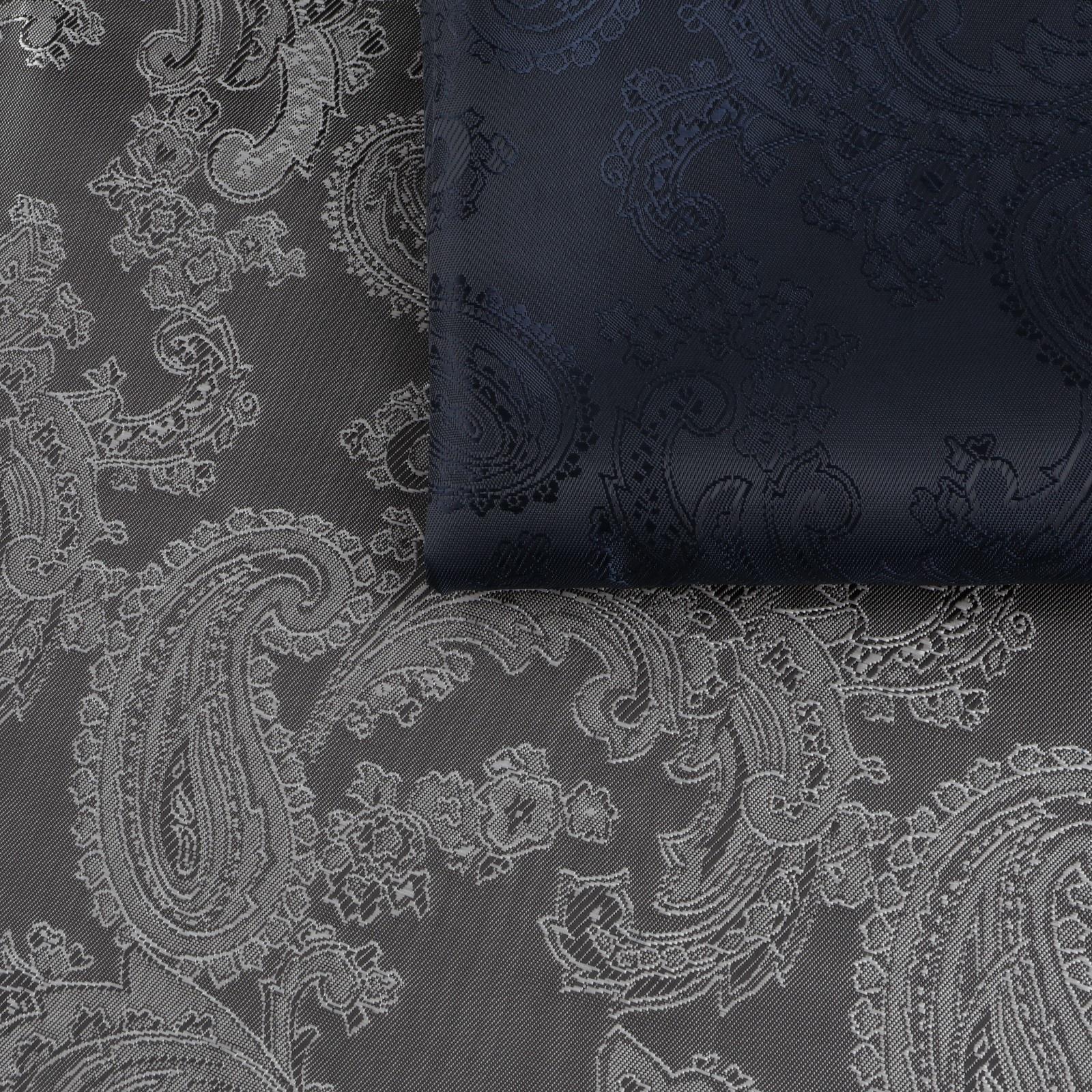 Ткань подкладочная «Огурцы», 100 % полиэстер, 1 × 1,4 м, цвет серый