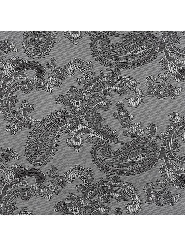 Ткань подкладочная «Огурцы», 100 % полиэстер, 1 × 1,4 м, цвет серый