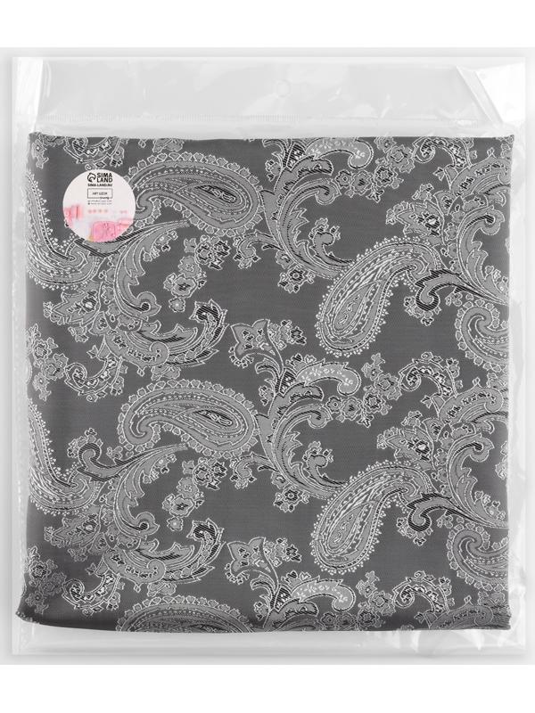 Ткань подкладочная «Огурцы», 100 % полиэстер, 1 × 1,4 м, цвет серый