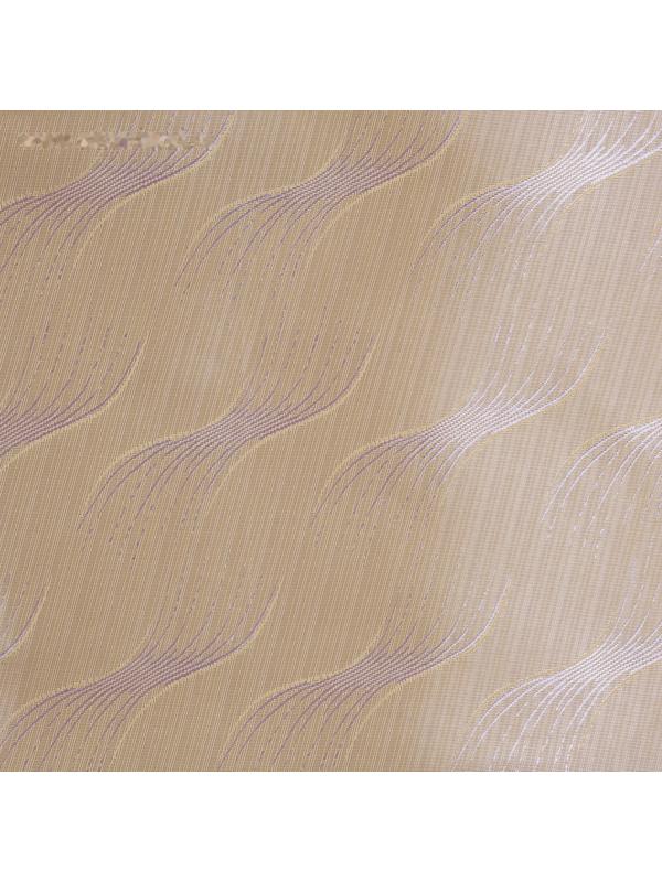 Ткань подкладочная «Изгибы», 100 % полиэстер, 1 × 1,4 м, цвет серый/золотой