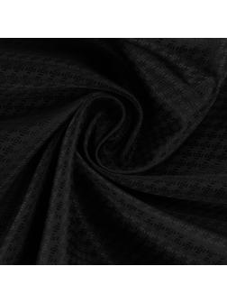 Ткань подкладочная «Ромб», 100 % полиэстер, 1 × 1,4 м, цвет чёрный