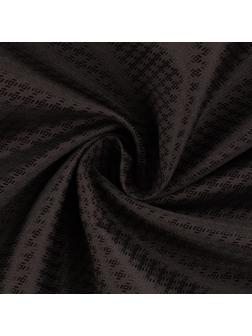 Ткань подкладочная «Ромб», 100 % полиэстер, 1 × 1,4 м, цвет тёмный шоколад