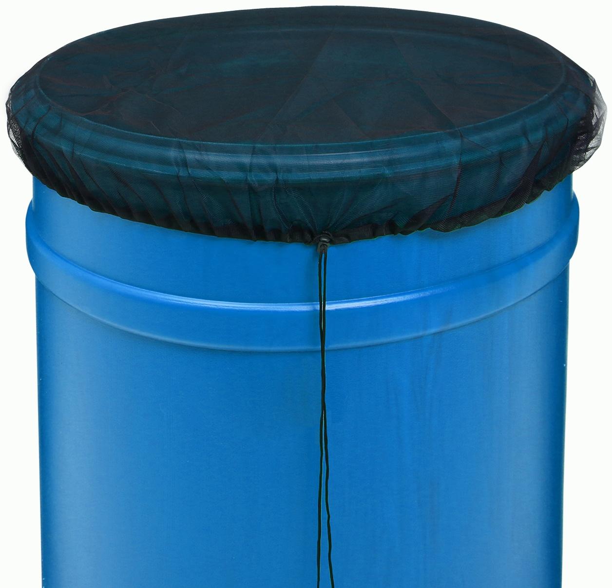 Сетка москитная на бочку d=60 см с затяжкой