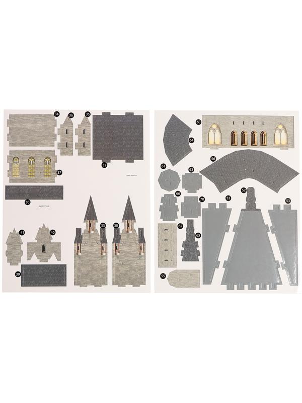 3D-Конструктор «Сказочный замок», 77 деталей